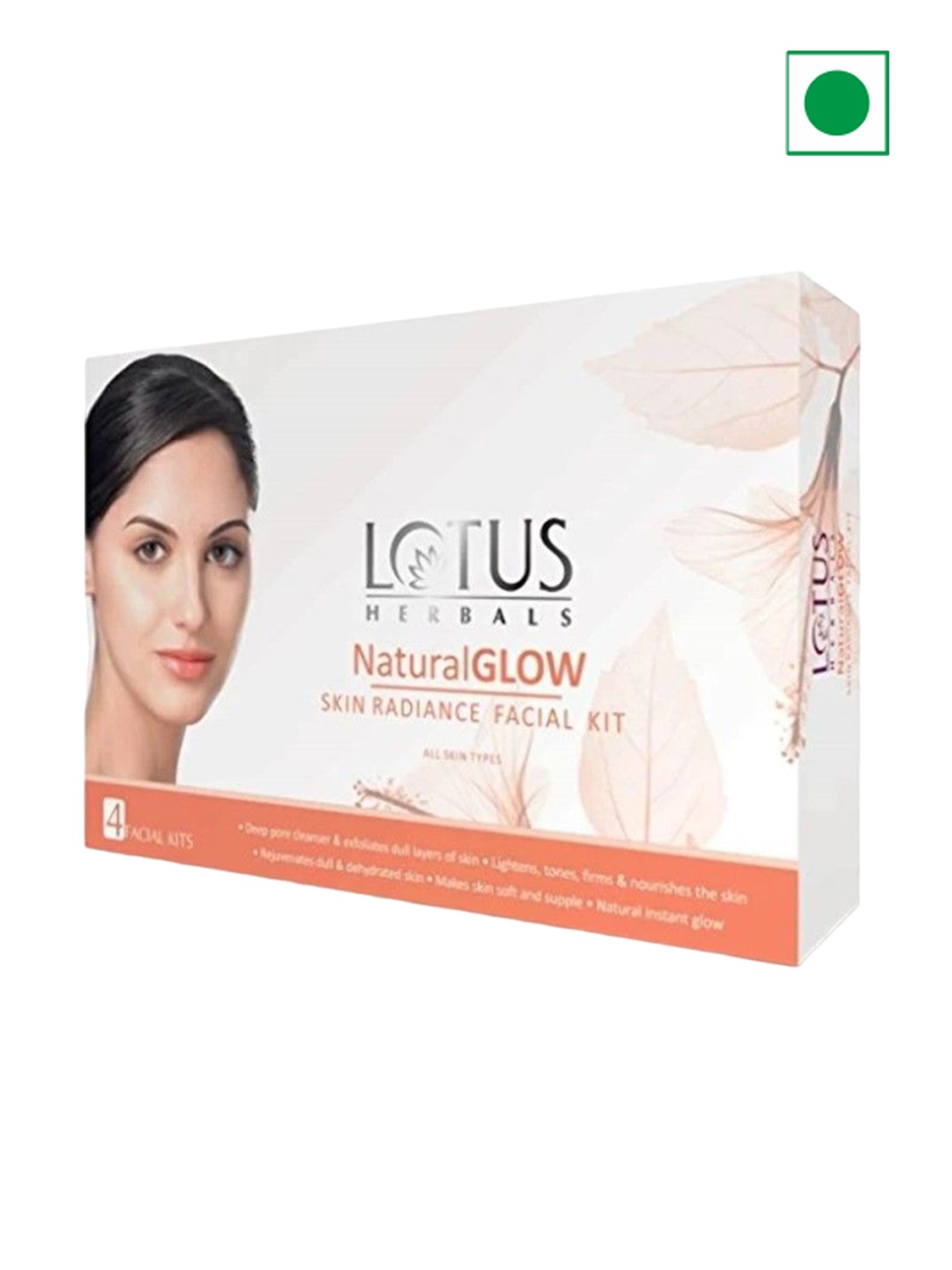 

Lotus Herbals NaturalGlow 4 In 1 Skin Radiance Facial Kit -200g, Orange