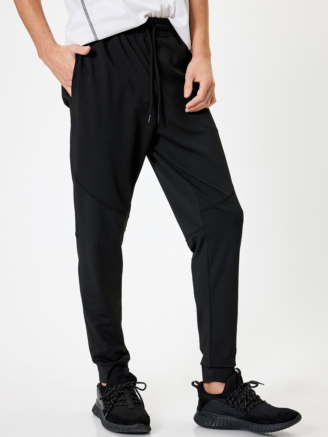 

Koton Men Mid Rise Track Pants, Black