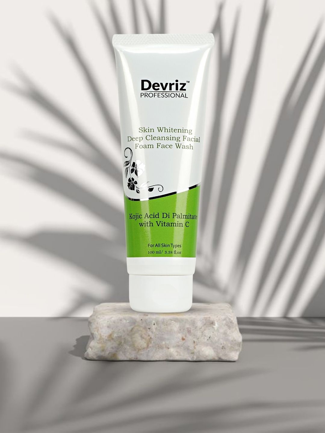 

Devriz Professional Deep Cleansing Facial Foam Face Wash With Vitamin C-100ml, White