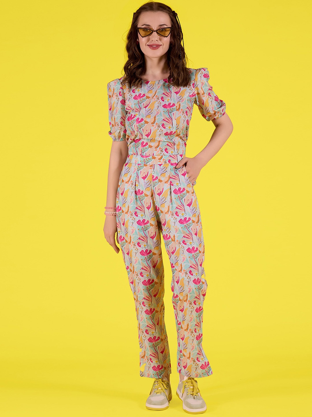 

Amarasha Printed Top & Trouser, Blue