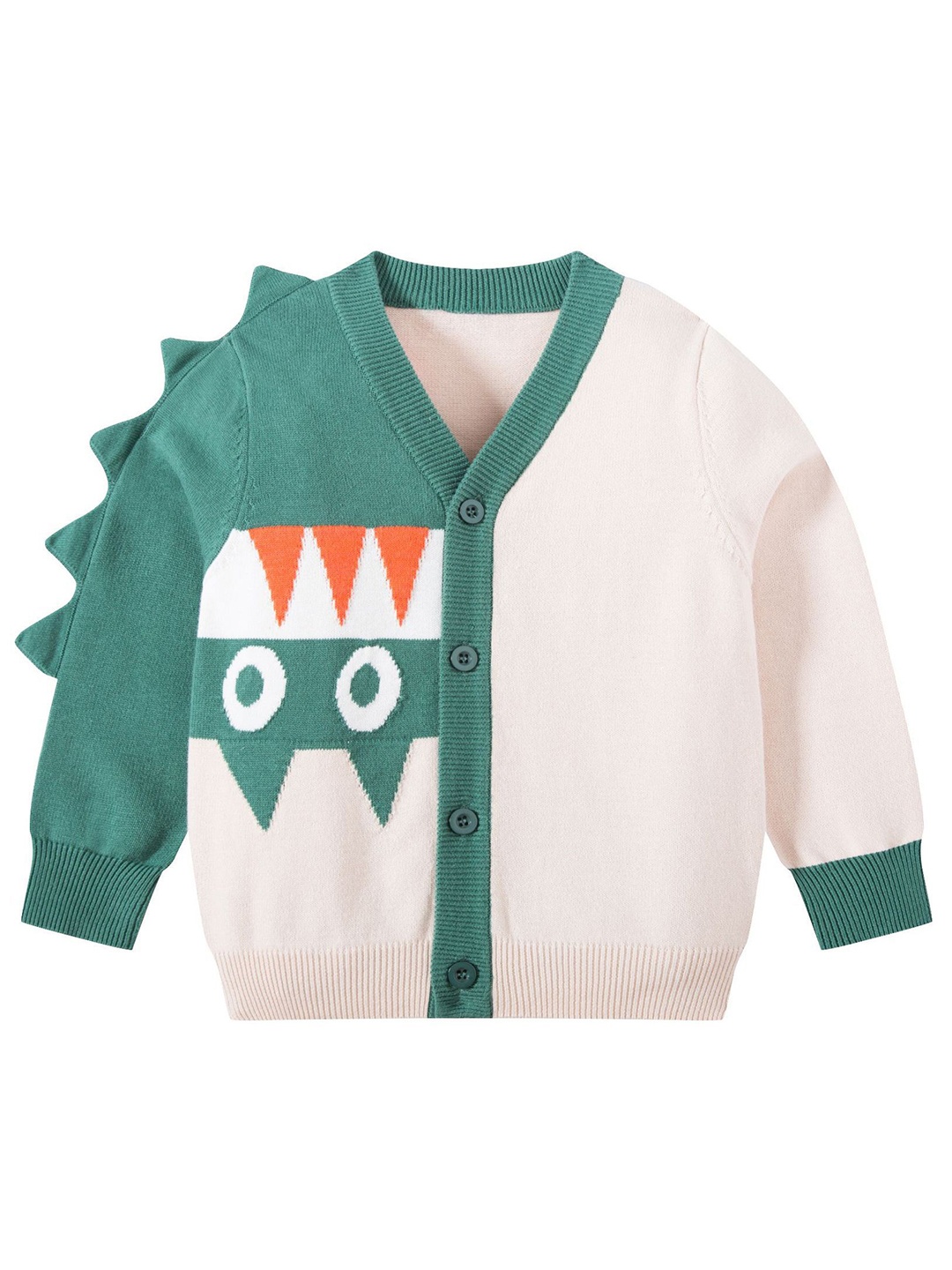 

StyleCast Unisex Kids Printed Cardigan, Green