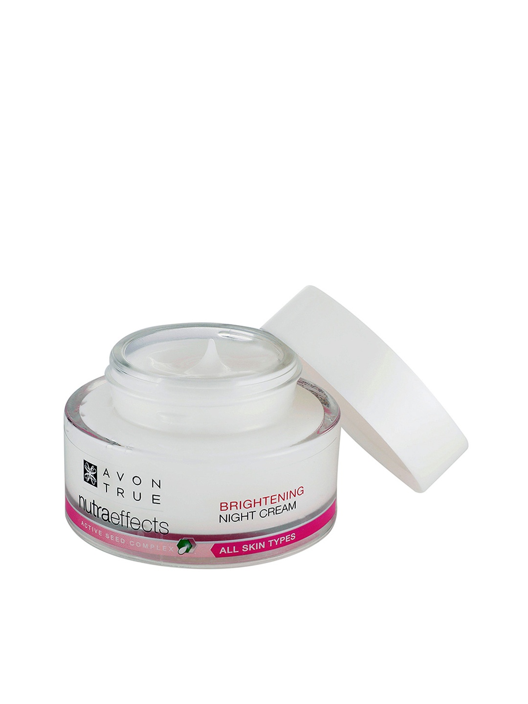 

Avon True Nutraeffects Brightening Night Cream For All Skin Types - 50 g, White