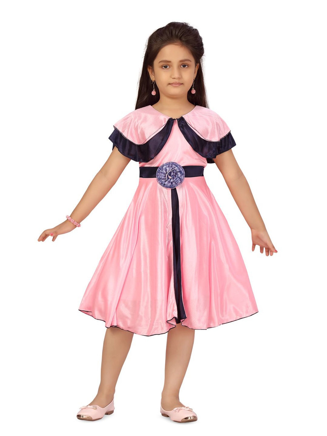 

BAESD Embellished Fit & Flare Dress, Pink