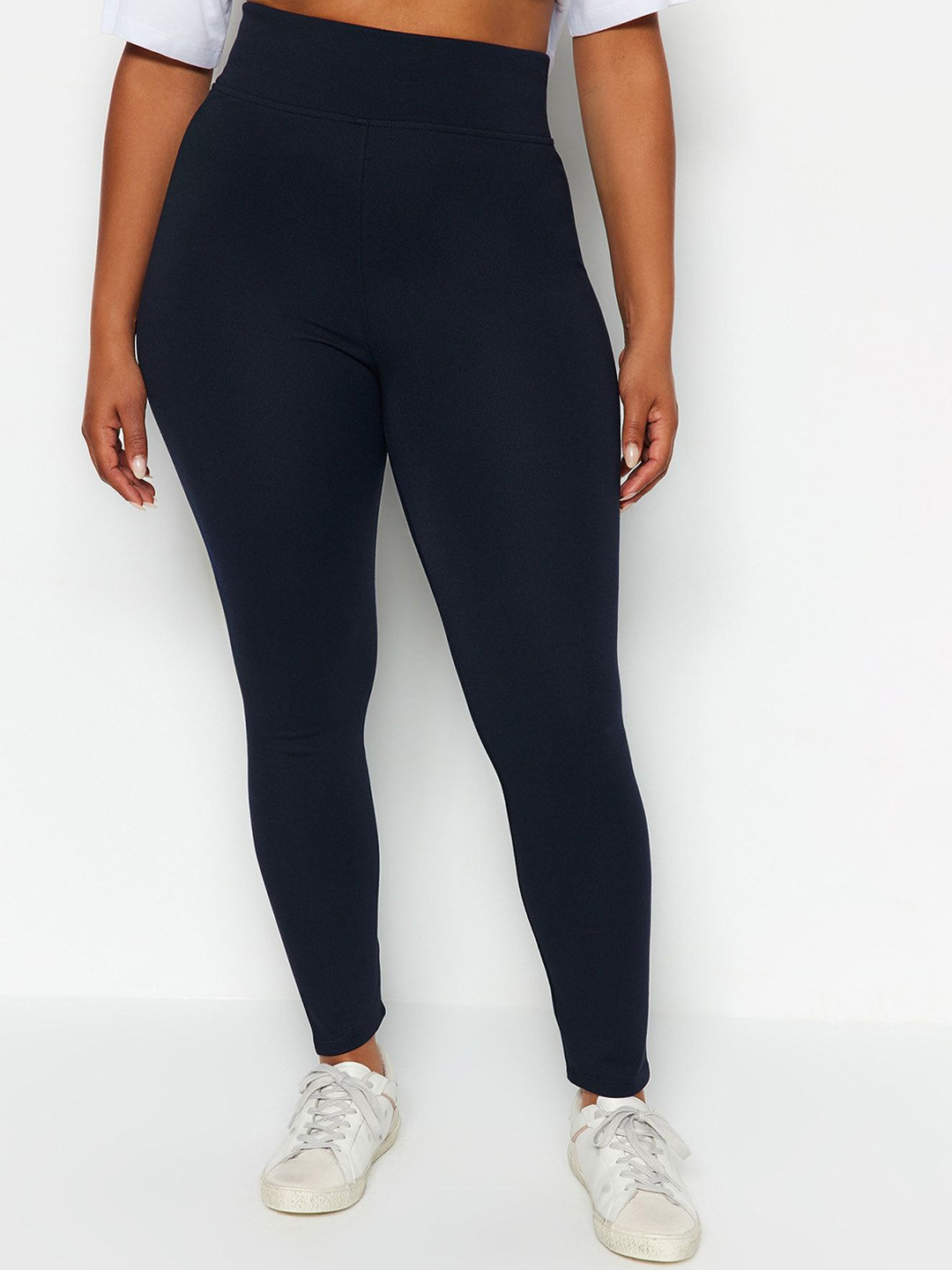 

Trendyol High-Waist Tights, Navy blue
