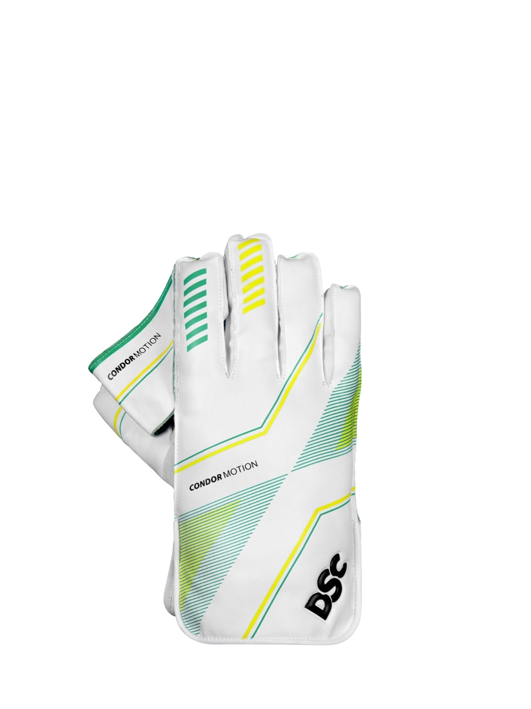 

DSC Men Condor Motion Leather Wicket Keeping Gloves, White