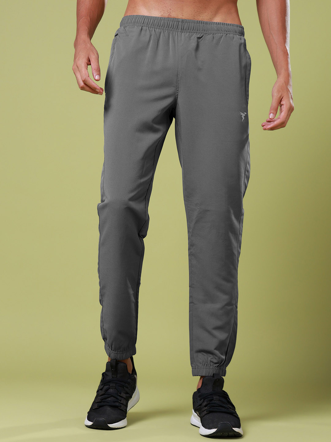 

Technosport Men Mid Rise Joggers, Grey