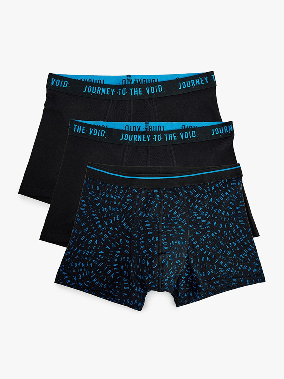 

Koton Pack Of 3 Printed Boxers-8684287565456, Black
