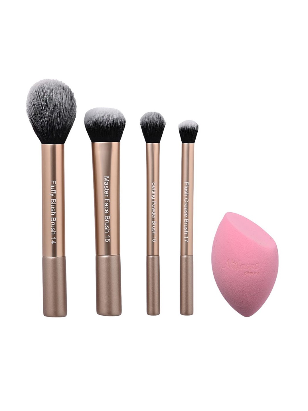 

Milagro beauty All Rounder Brushes Set, Rose gold