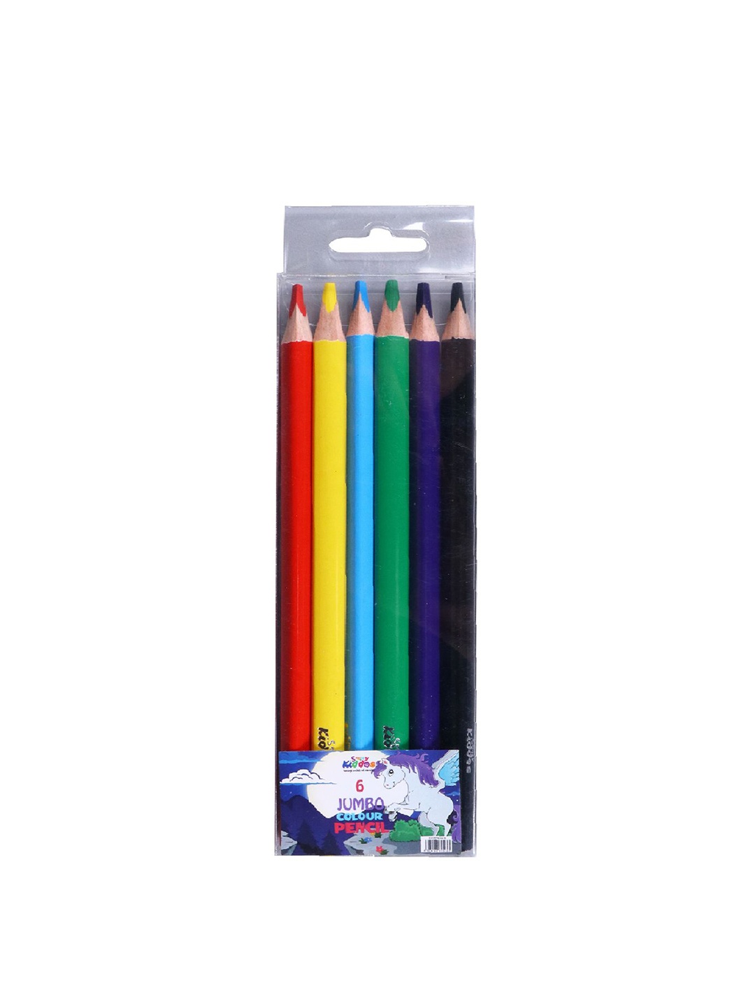 

Smily Kiddos Kids Jumbo 6 color pencils, Red
