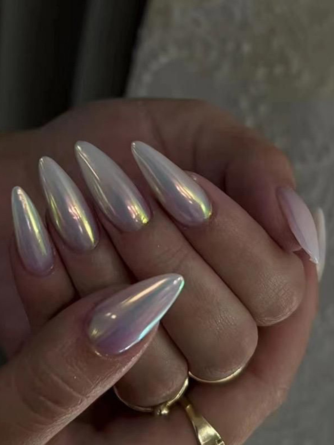 

The Pink Truck Set Of 24 Reusable Artificial Nails - Coffin Monochrome, Cream