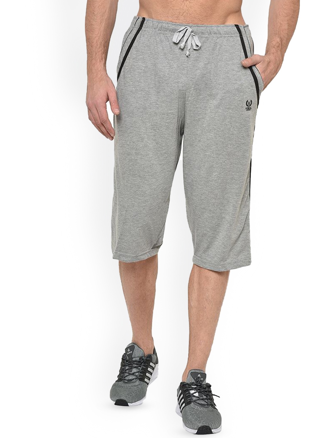 

MACK JONNEY Men Running Shorts, Grey