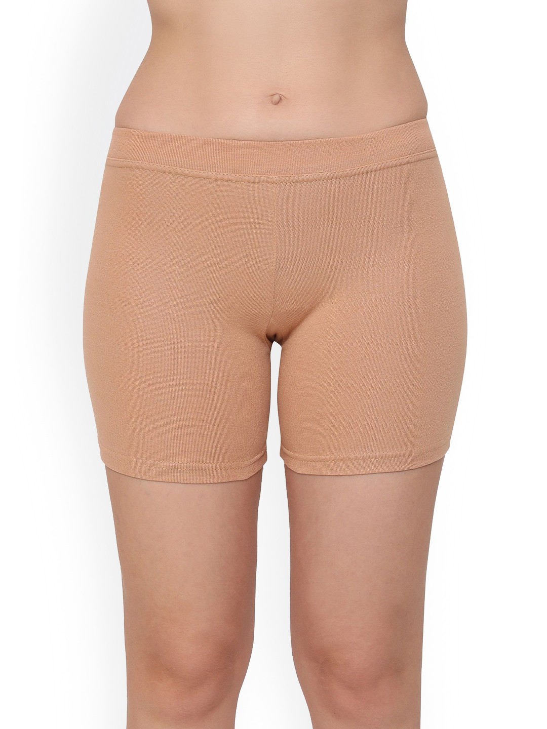 

Glamoras Women Cycling Sports Shorts with Antimicrobial Technology, Beige