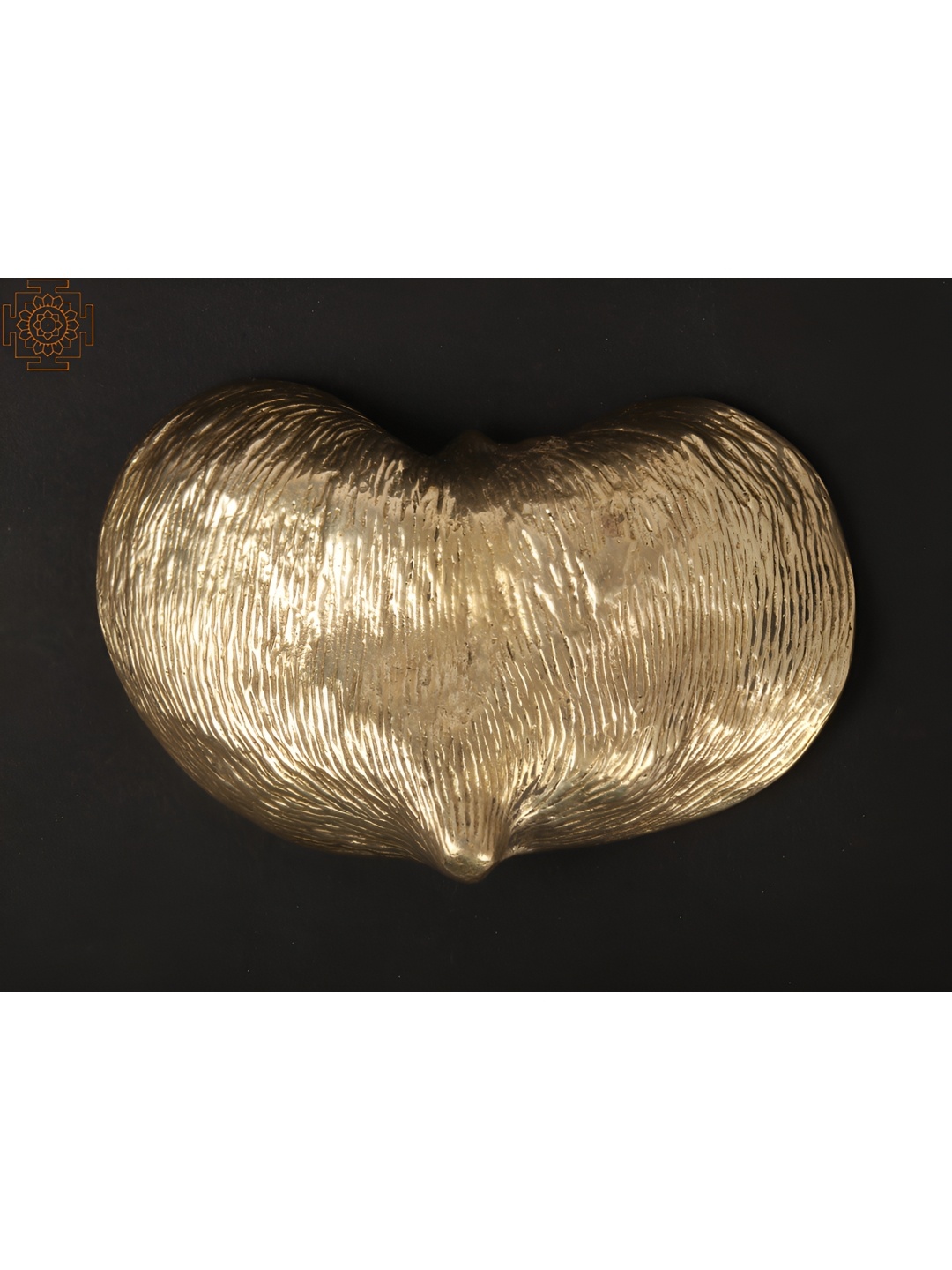 

Exotic India Gold Toned Brass Figurine Showpiece