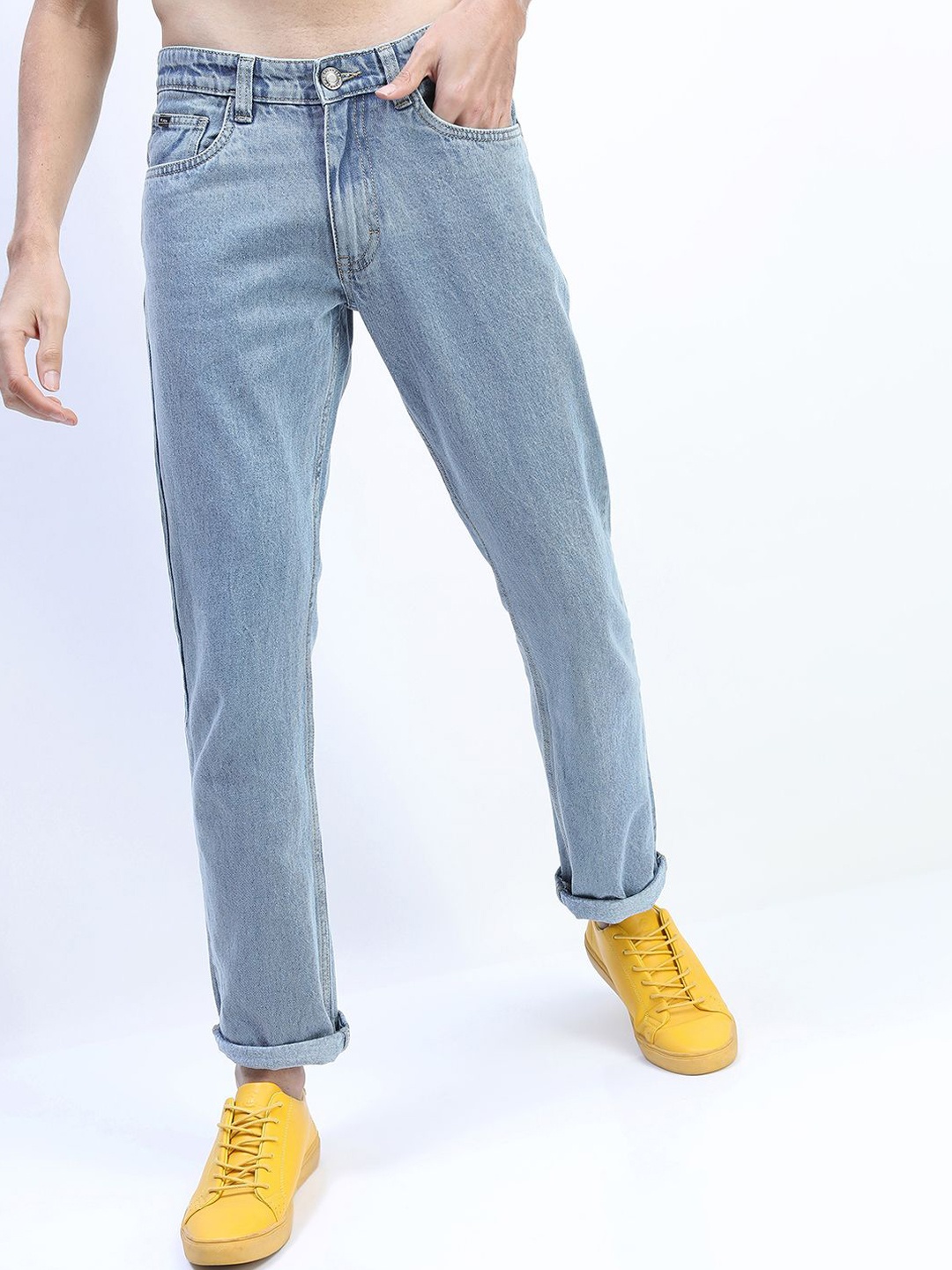 

HIGHLANDER Men Straight Fit Jeans, Blue