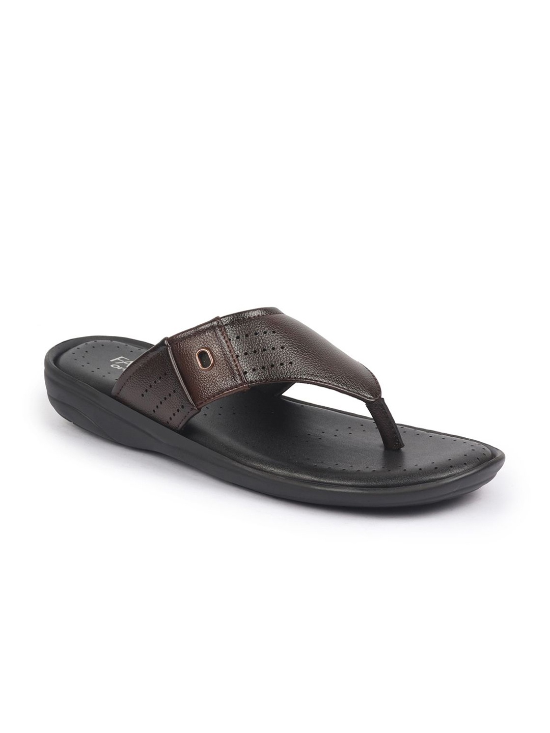 

FAUSTO Men PU Comfort Sandals, Brown