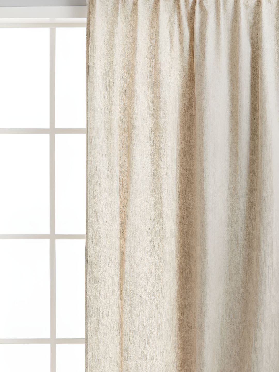 

H&M Beige Wide Window Curtains