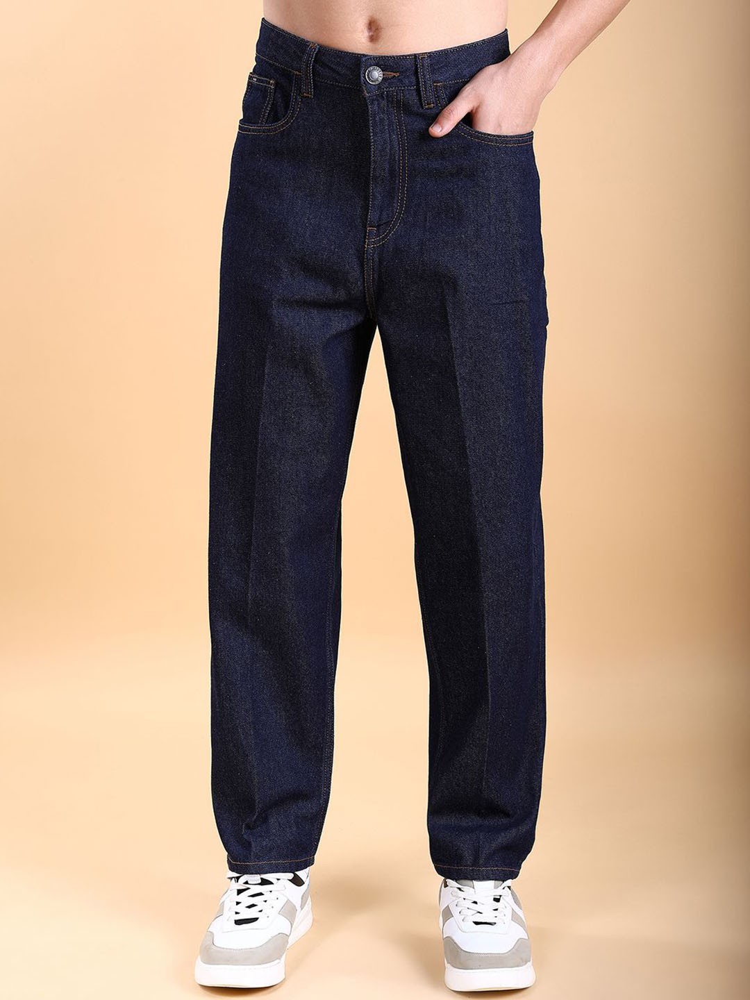 

HIGHLANDER Men Straight Fit Mid-Rise Jeans, Blue
