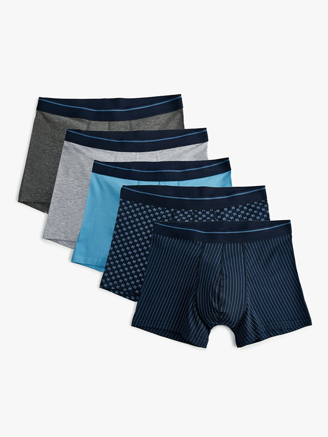 

Koton Pack Of 5 Trunks 8684287523135-709, Navy blue