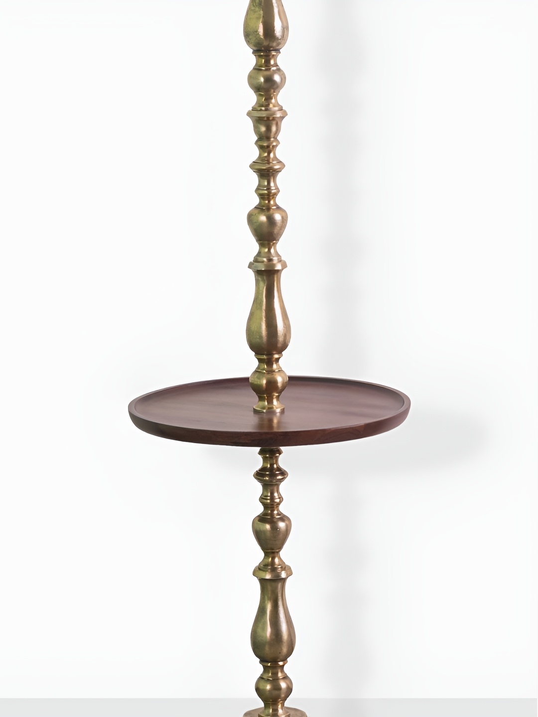 

Fabindia Swanak Gold Toned & Brown Frustum Floor Lamps