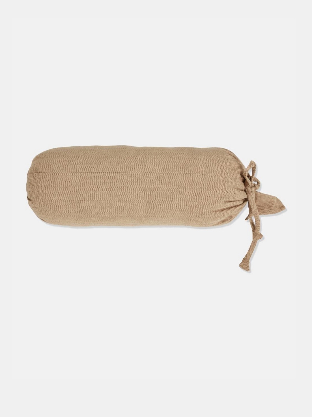 

Fabindia Beige Textured Cotton Bolster Covers