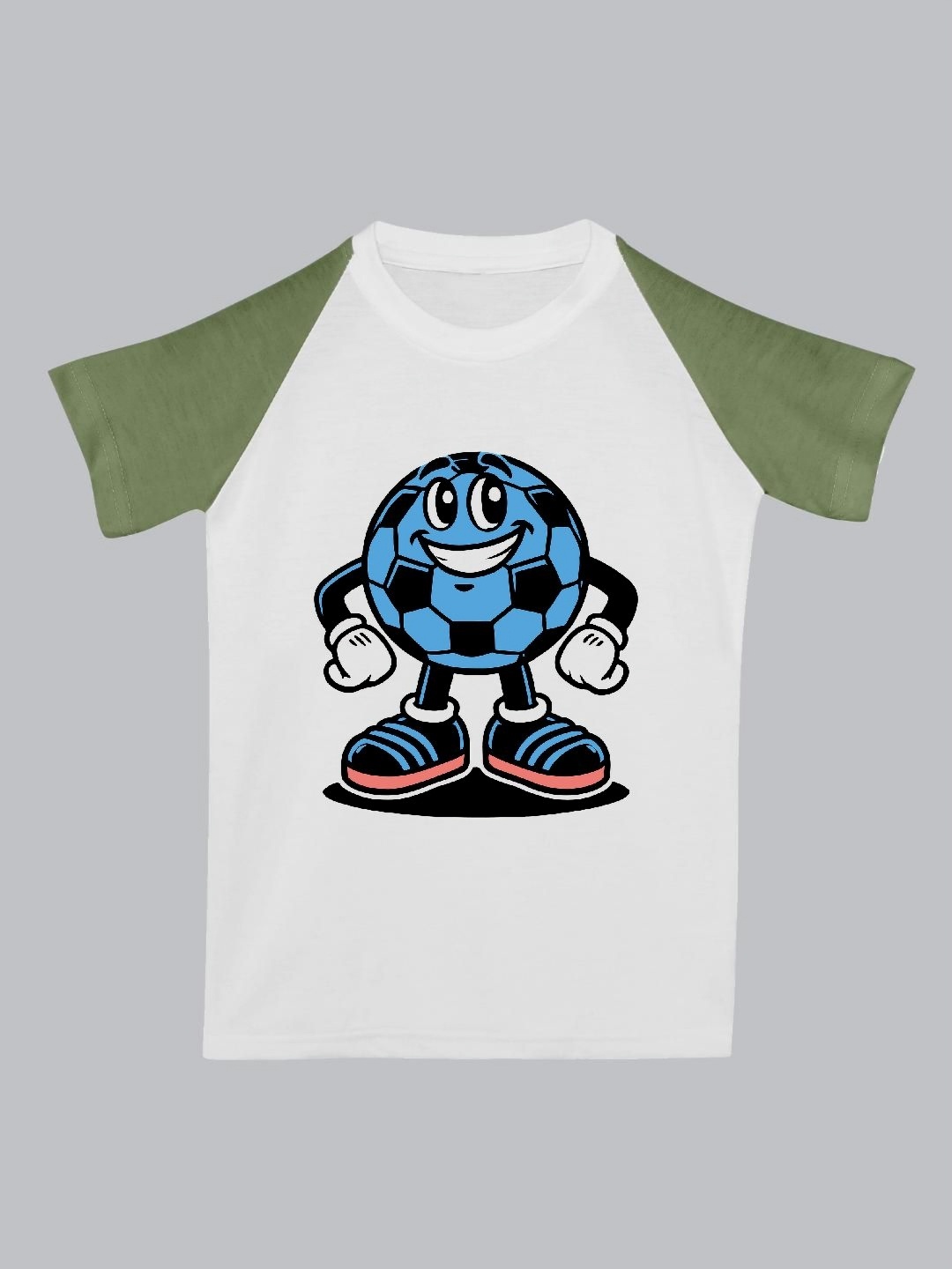 

BAESD Unisex Kids Graphic Printed Round Neck Cotton T-Shirt, White