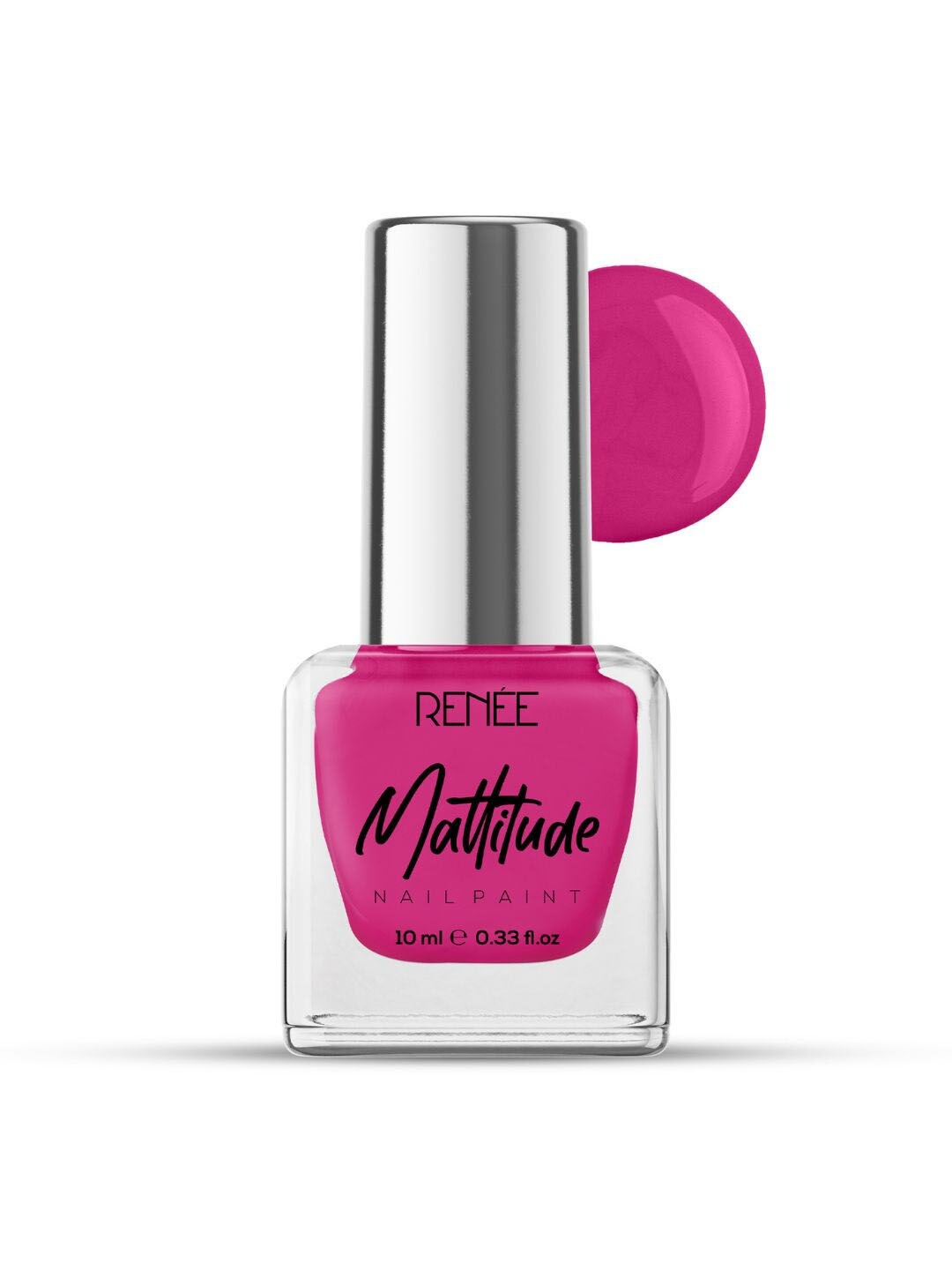 

Renee Long-Lasting & Smooth Finish Mattitude Nail Paint 10ml - Fuchsia Pink