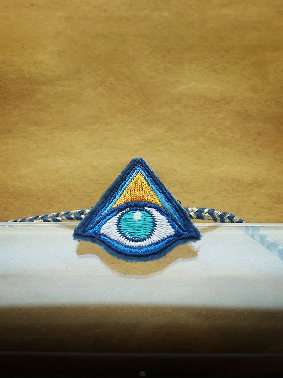 

KOLOROBIA Kids Adorable Embroidered Rakhi, Blue