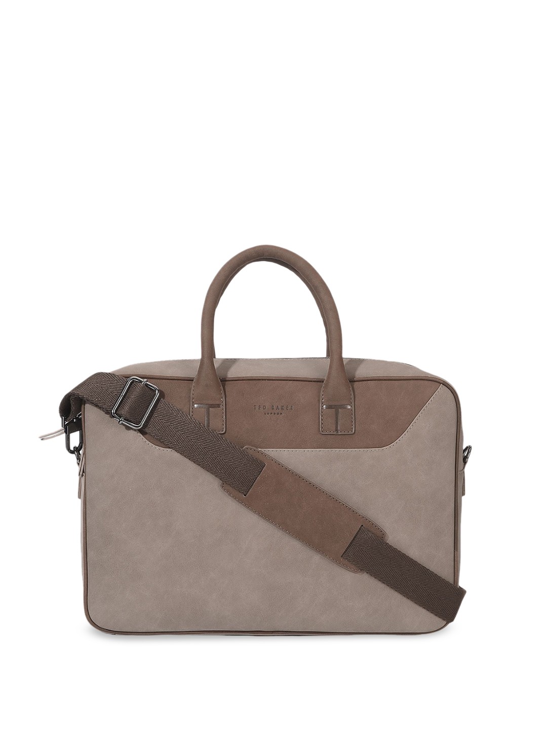 

Ted Baker PU Oversized Structured Handheld Bag with Tasselled, Beige