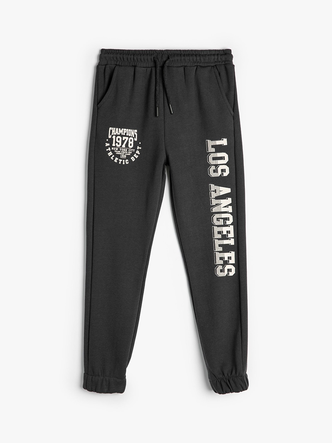 

Koton Boys Printed Joggers, Grey