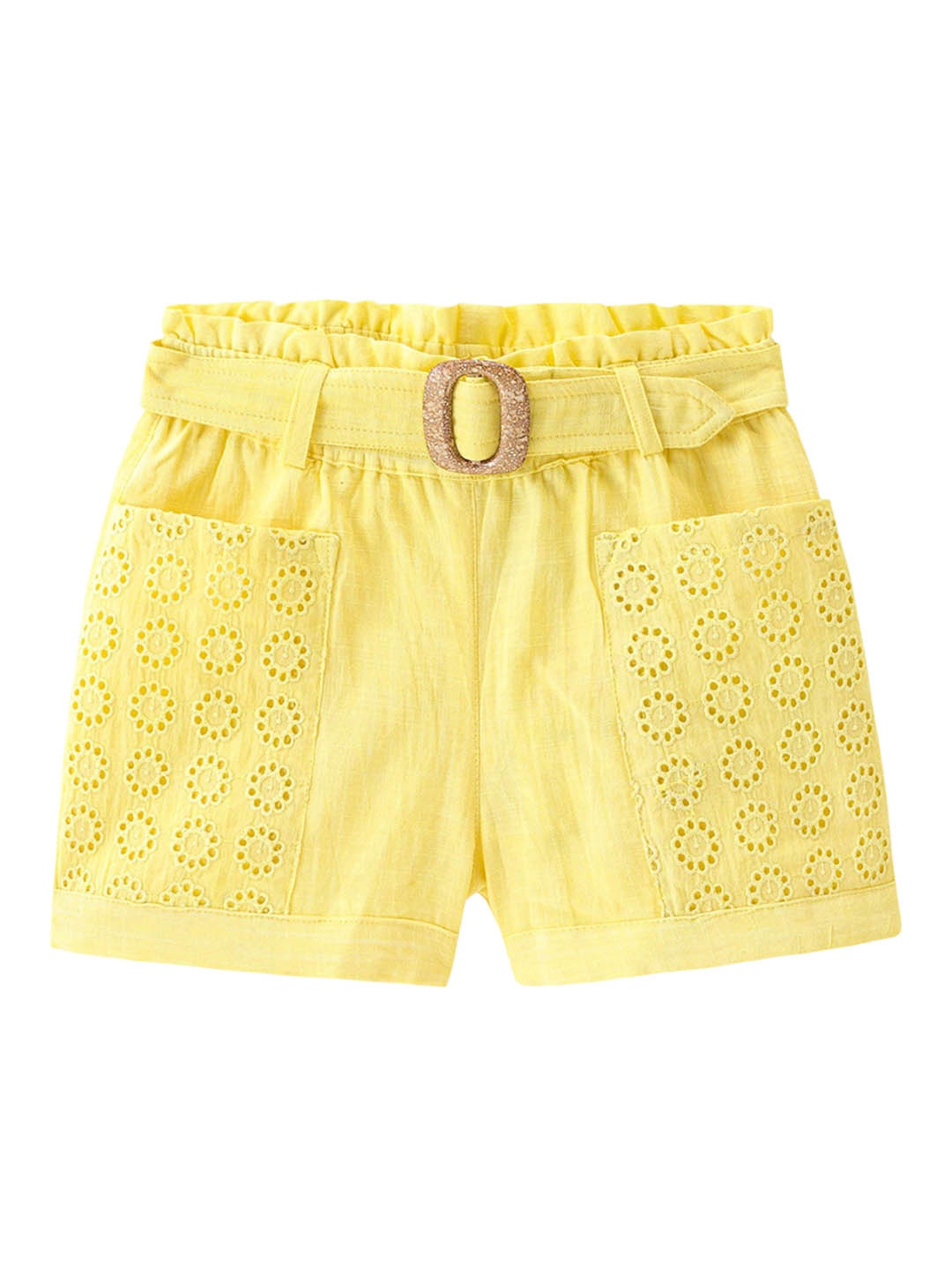 

ARIAS By LARA DUTTA Girls Shorts, Yellow