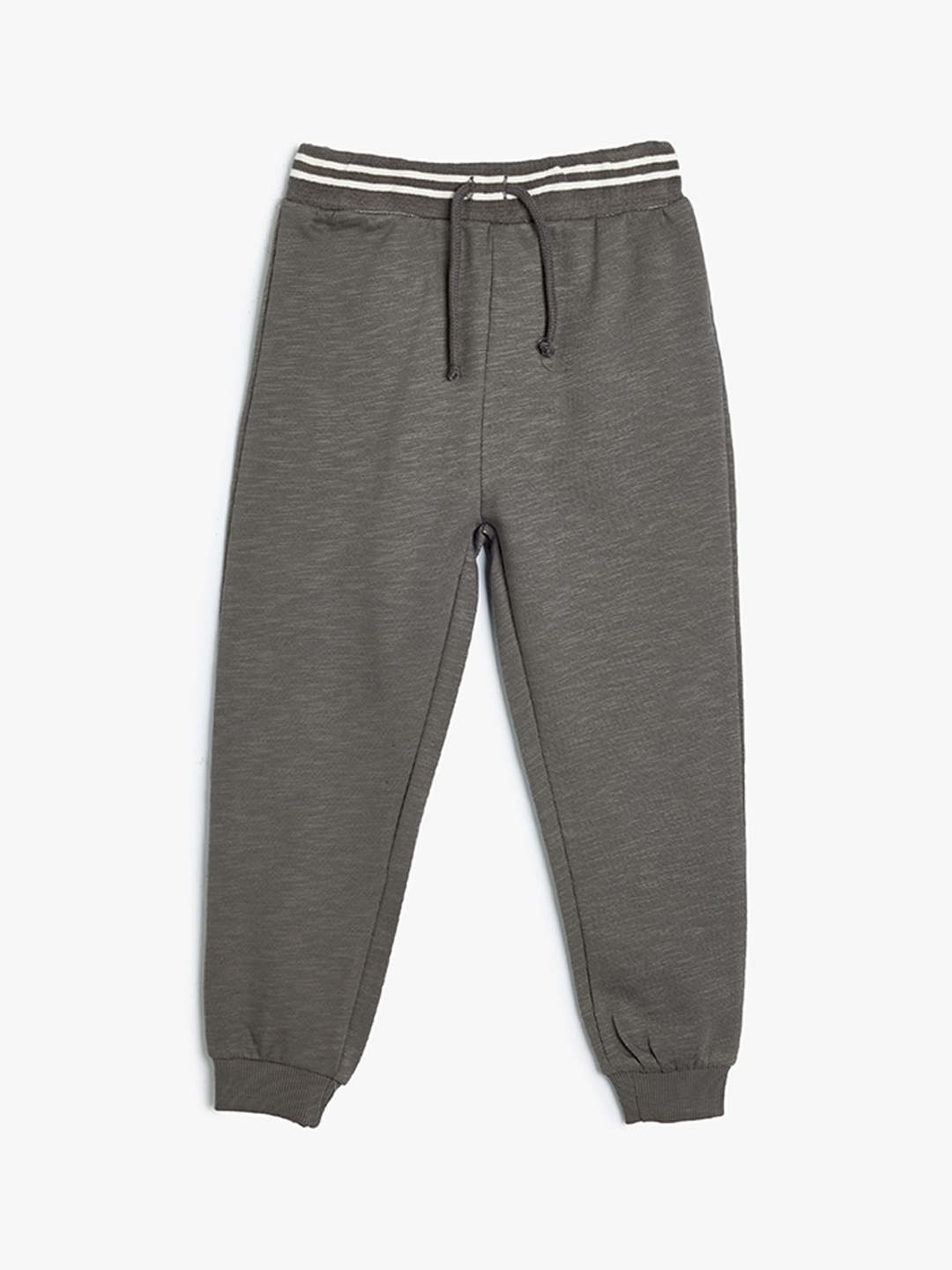 

Koton Boys Pure Cotton Mid Rise Joggers, Grey