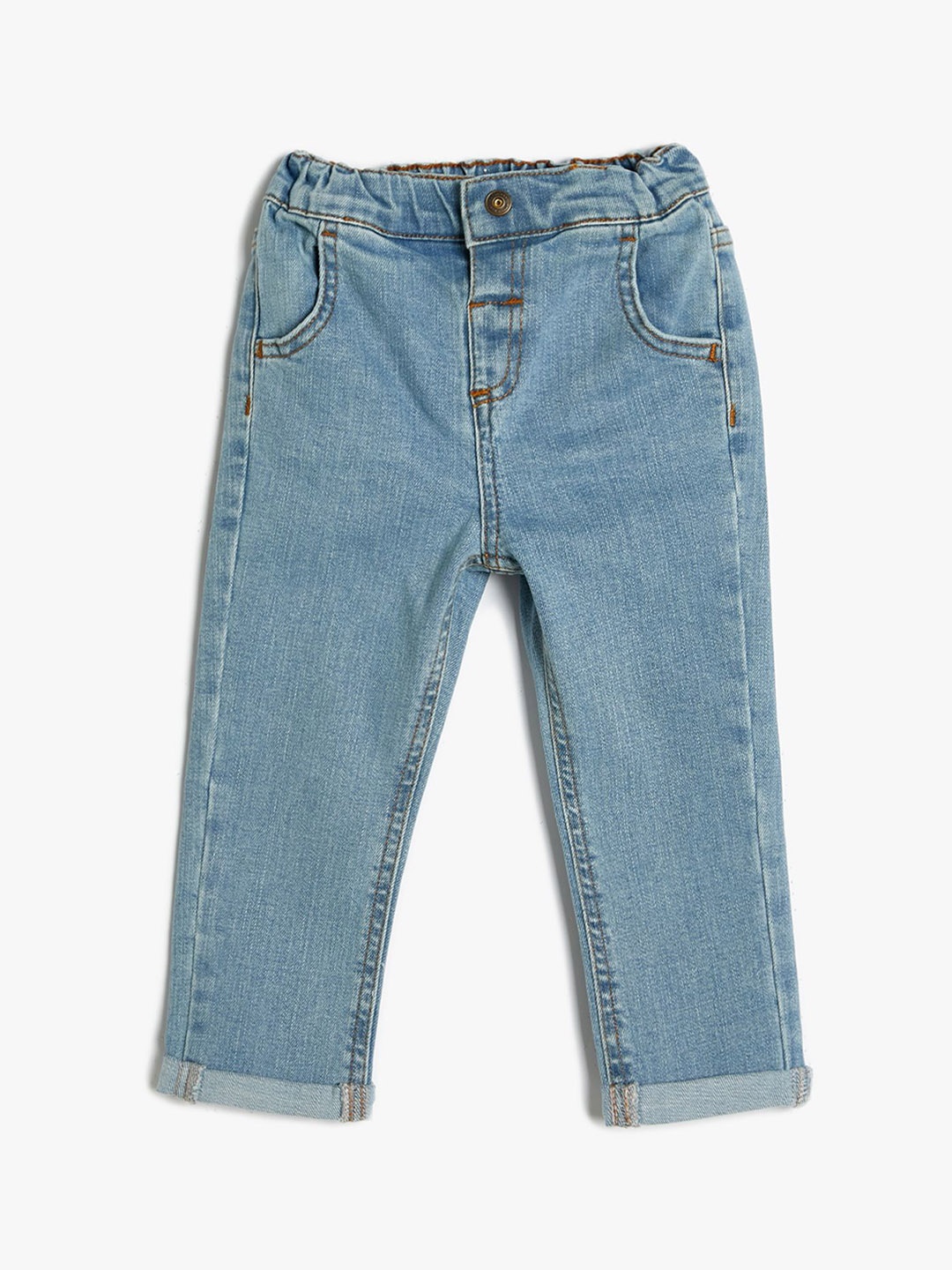 

Koton Boys Solid Mid-Rise Regular Fit Jeans, Blue