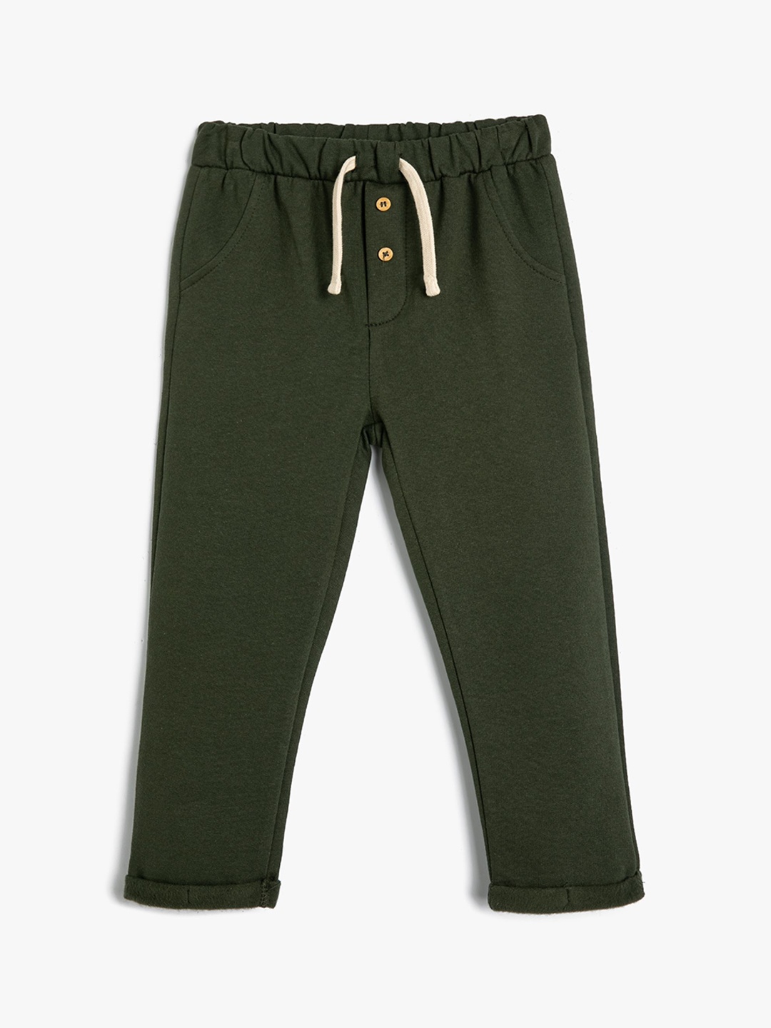 

Koton Boys Pure Cotton Track Pants, Green
