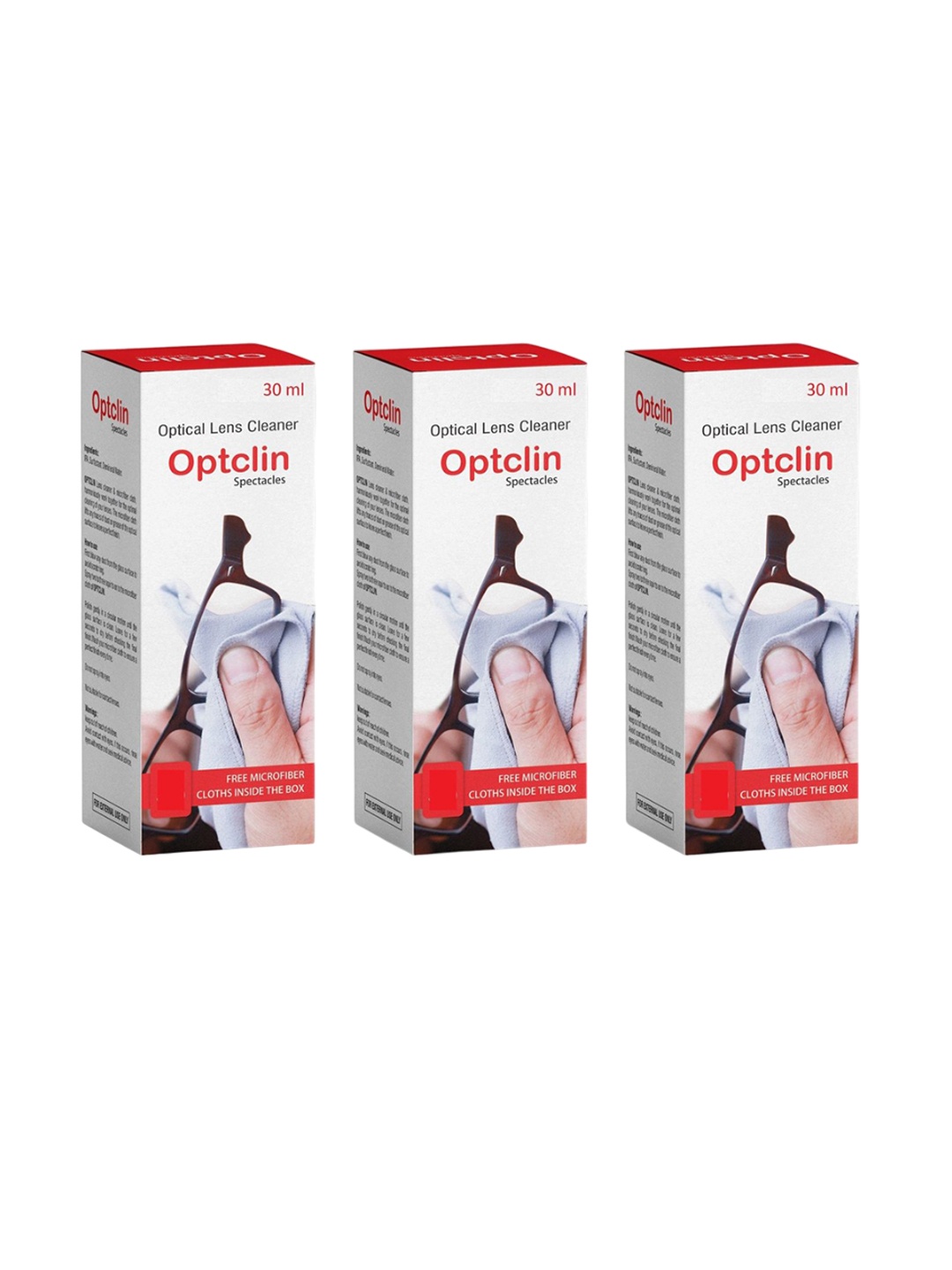 

WestCoast Pack Of 3 Optical Lens Cleaner-90 Ml, White