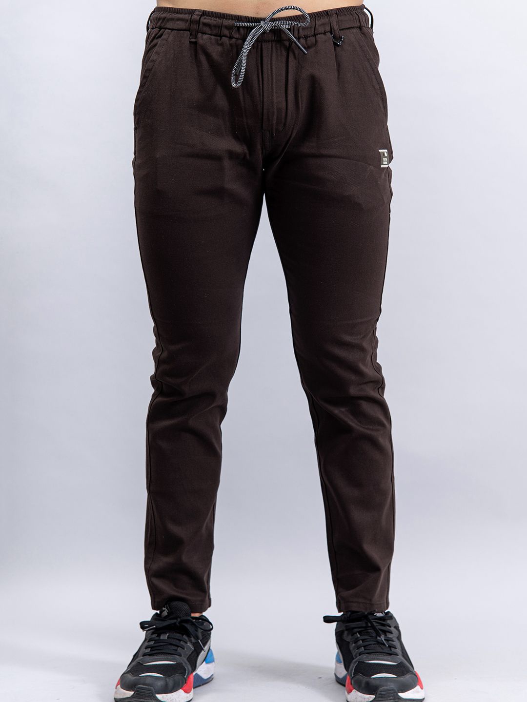 

Tistabene Cotton Mid Rise Trousers, Brown