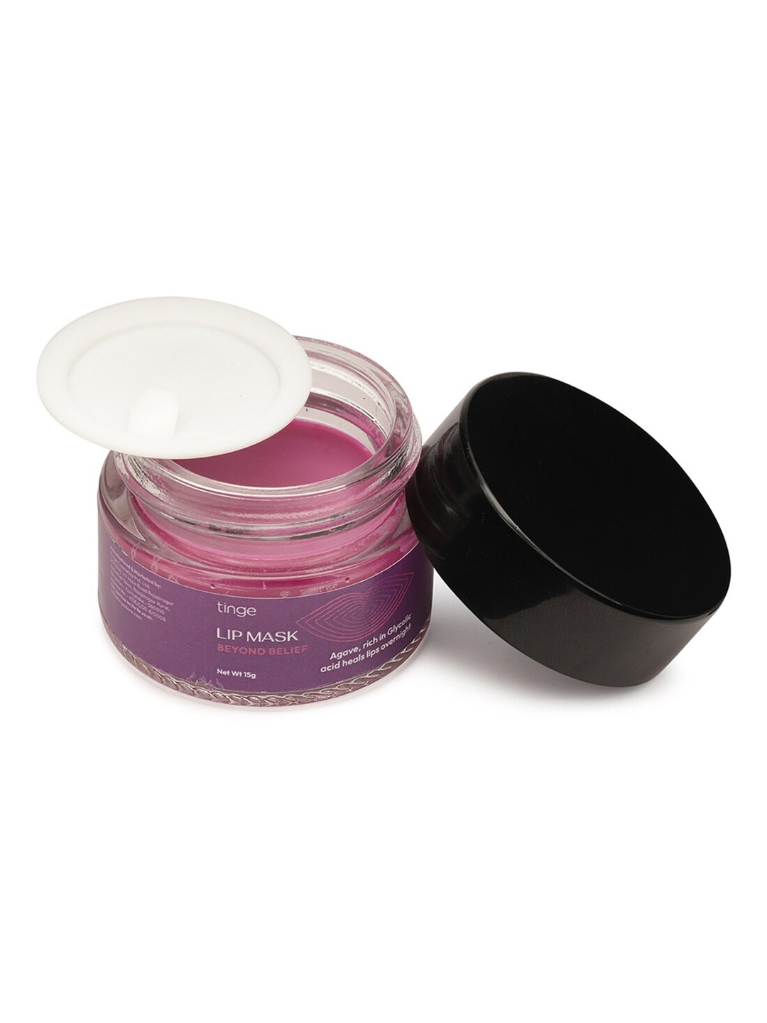 

tinge Hydrating Lip Mask with Shea & Mango Butter 15 g - Beyond Belief, Purple