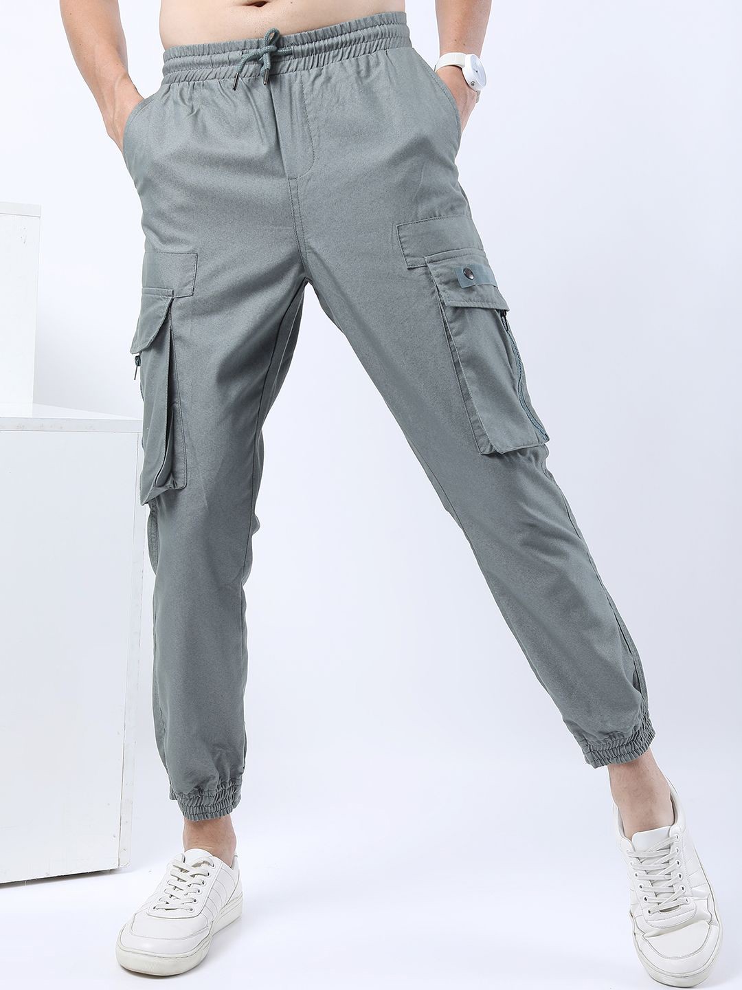 

HIGHLANDER Men Joggers Trousers, Green