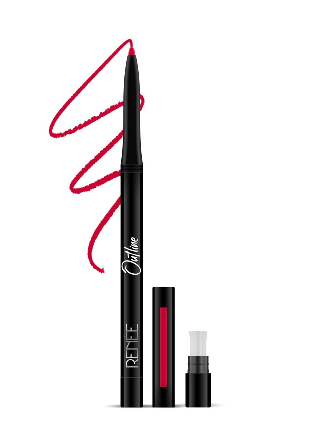 

Renee Outline Long Lasting Lip Liner with Built In Sharpener 0.35 g - Isabelle 08, Red