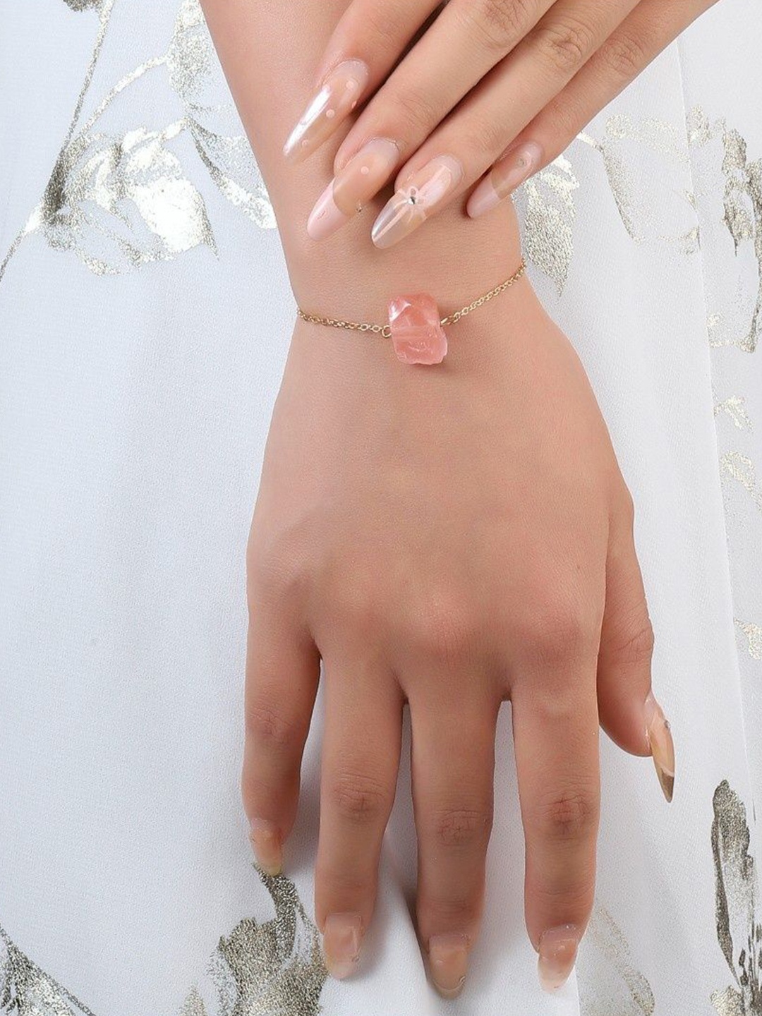 

SALTY Serenity Stone Of Forgivness Bracelet, Pink