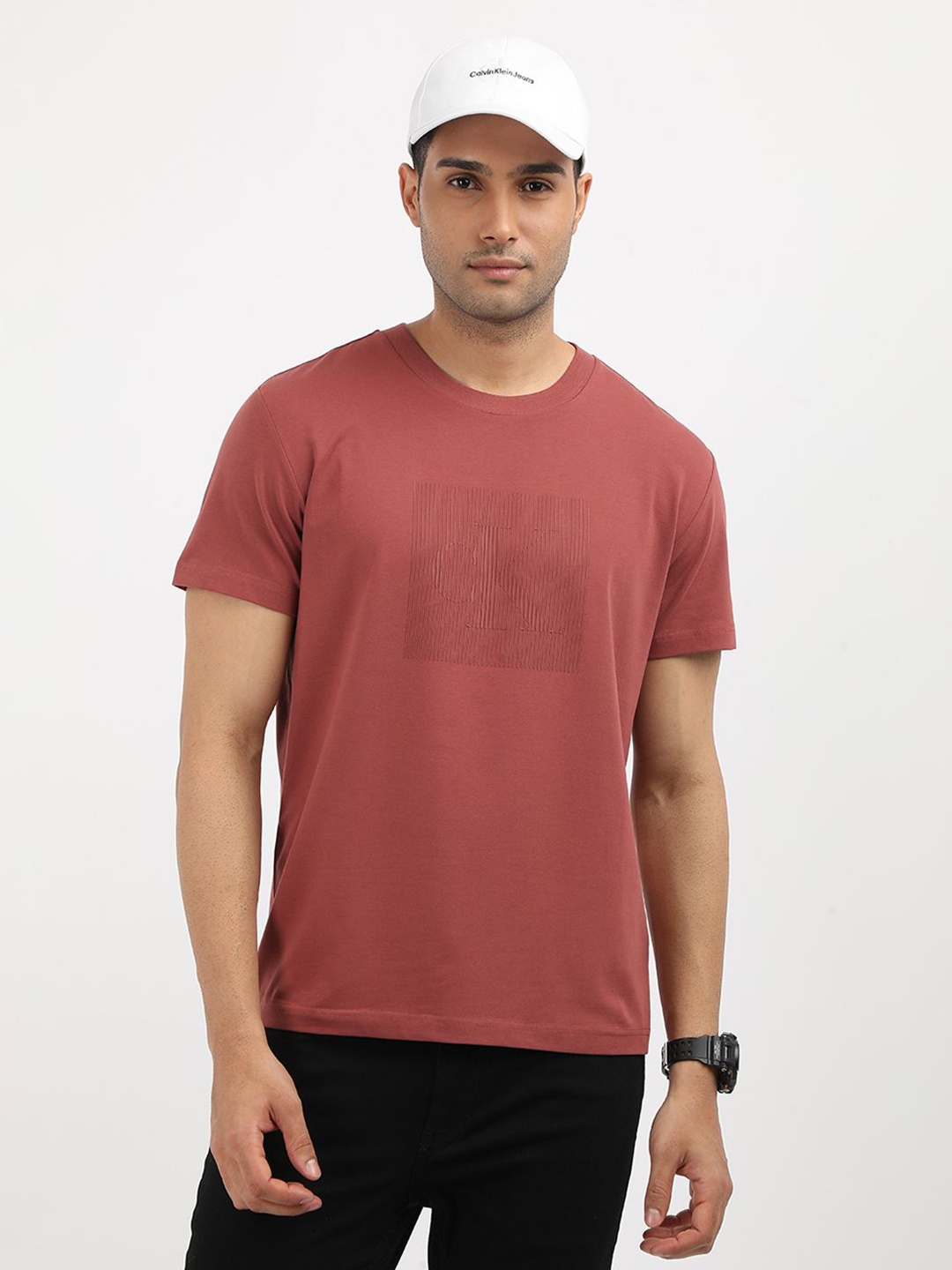 

Calvin Klein Jeans Men T-shirt, Red