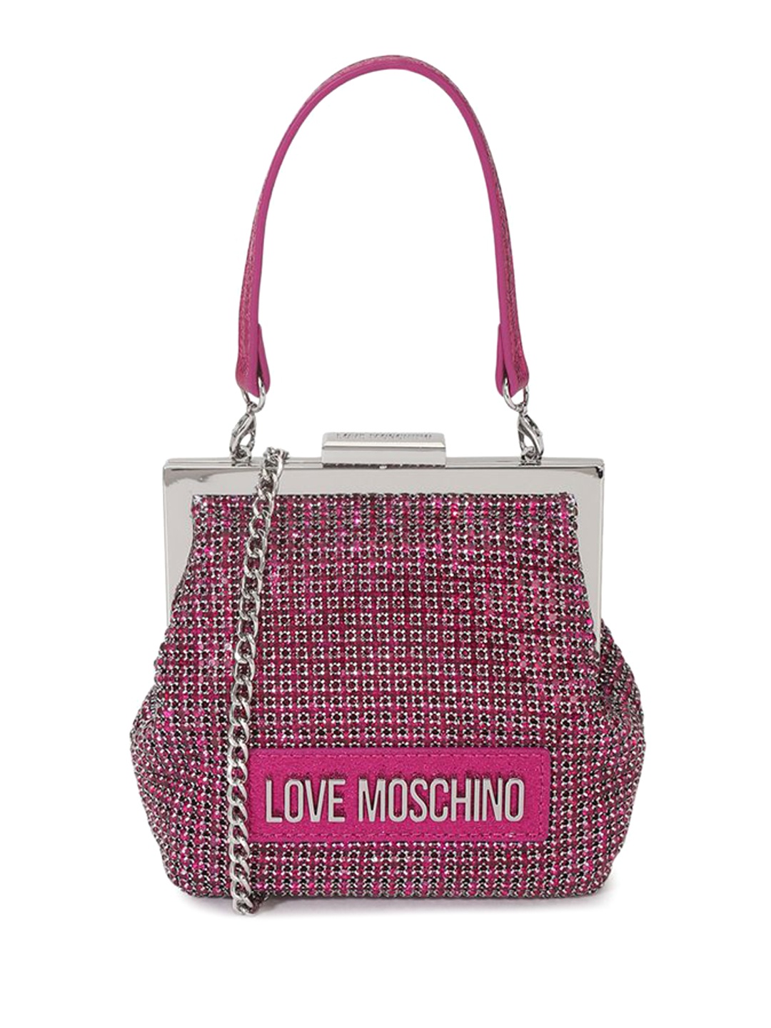 

LOVE MOSCHINO PU Bucket Satchel, Na
