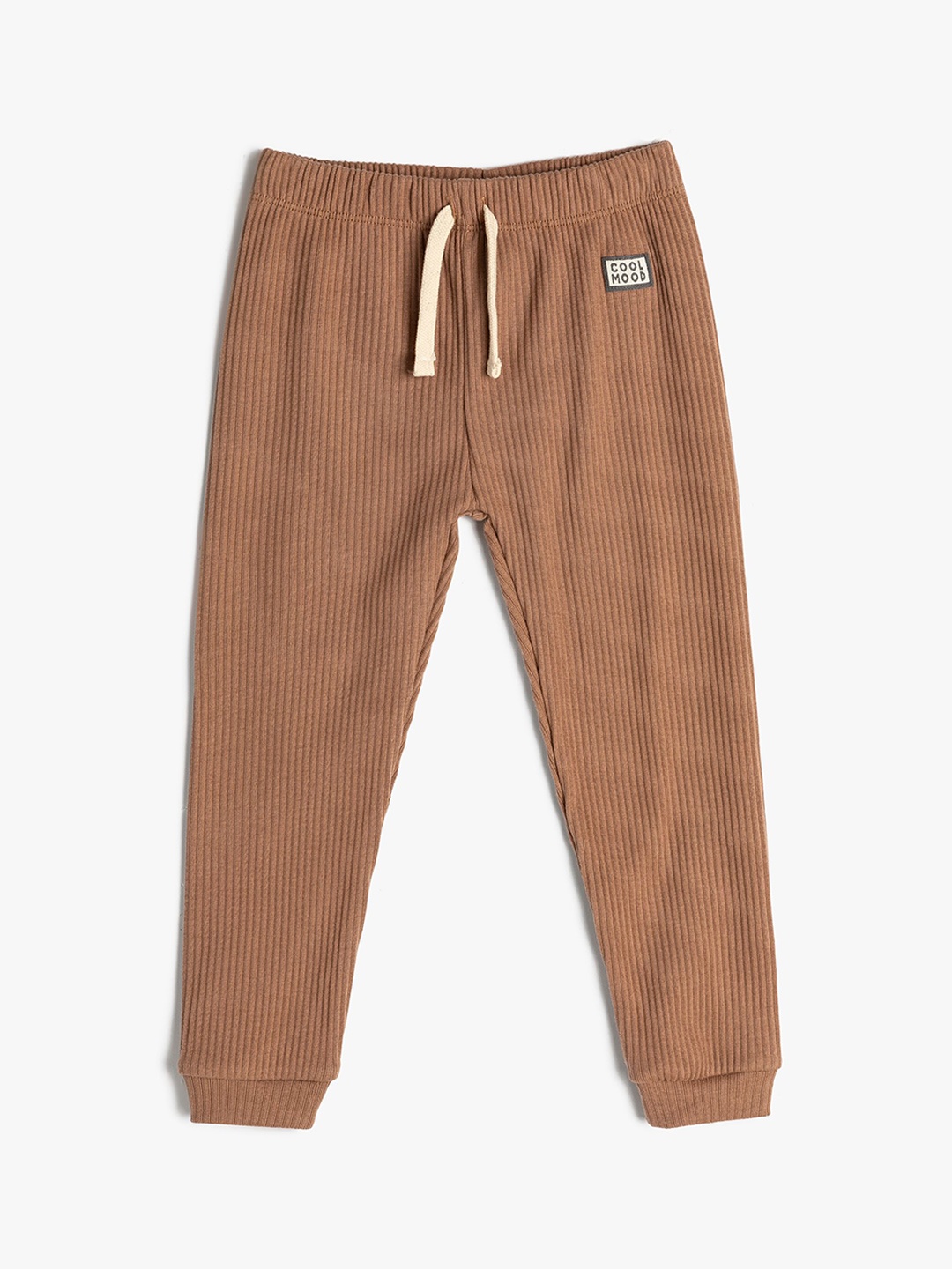 

Koton Boys Textured Mid-Rise Joggers 8684288821360-543, Brown