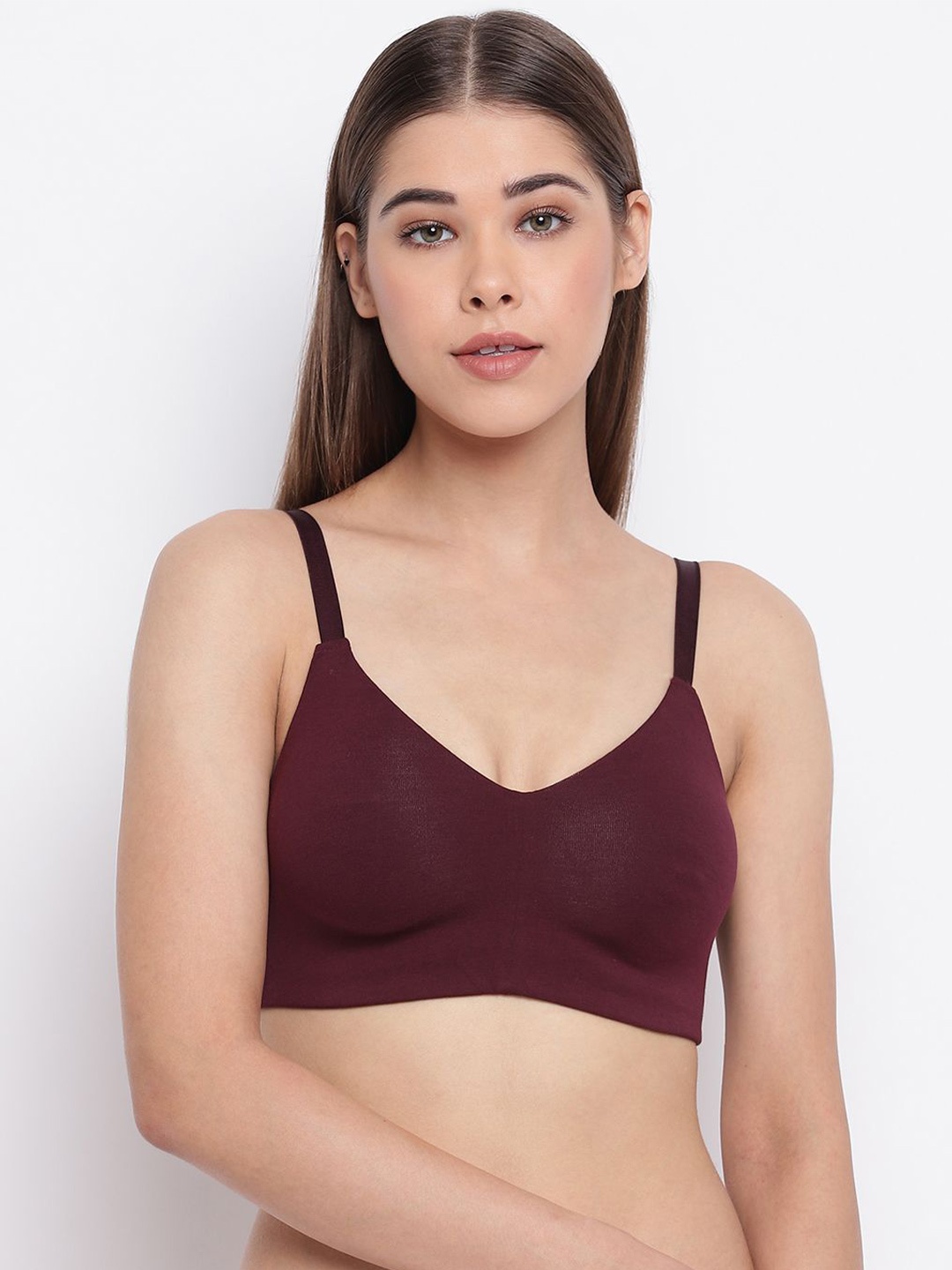 

Enamor Ultra Smoothening T-Shirt Bra A027, Maroon