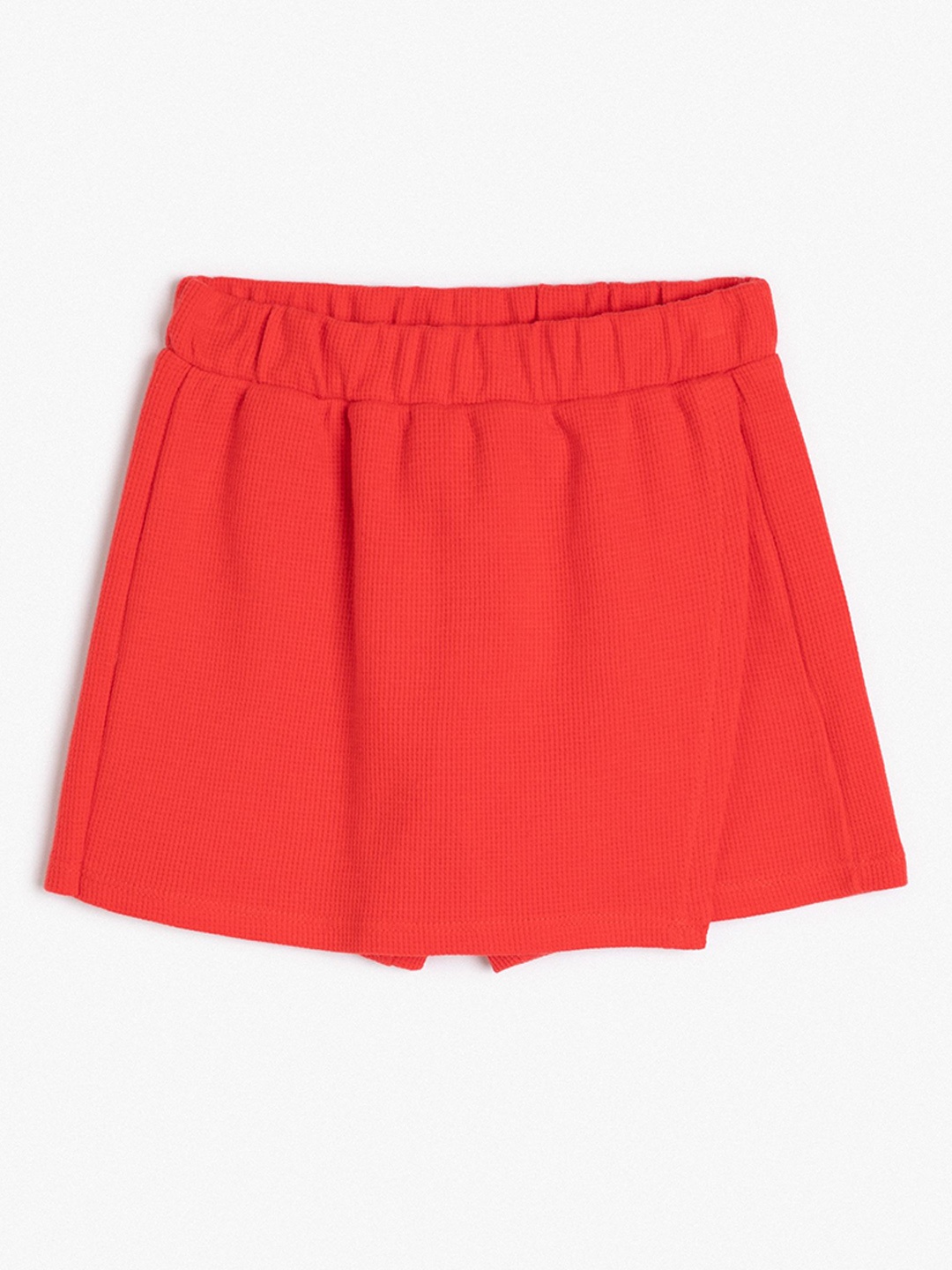 

Koton Girls Pure Cotton Mini Skort, Red