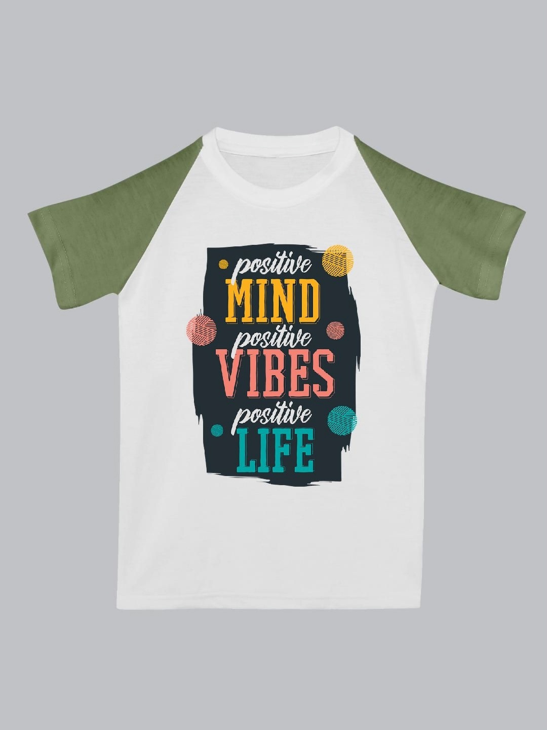 

BAESD Unisex Kids Graphic Printed Round Neck Cotton T-Shirt, White