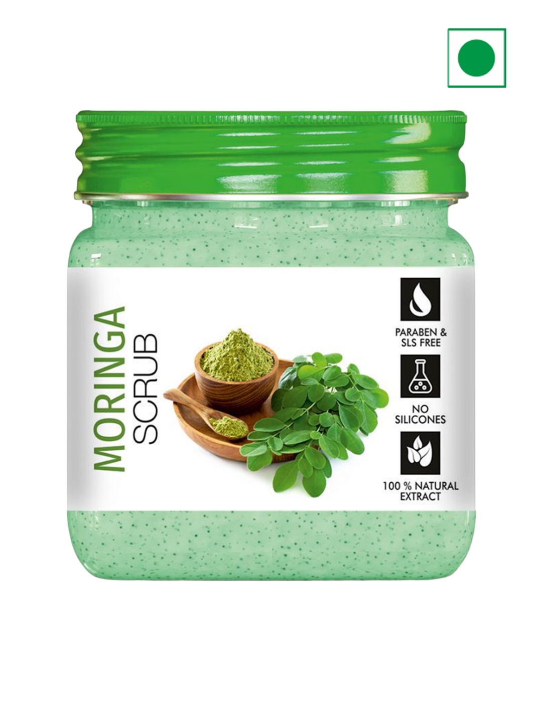 

DR.RASHEL Moringa Face & Body Scrub For Deep Exfoliation - 380ml, Green