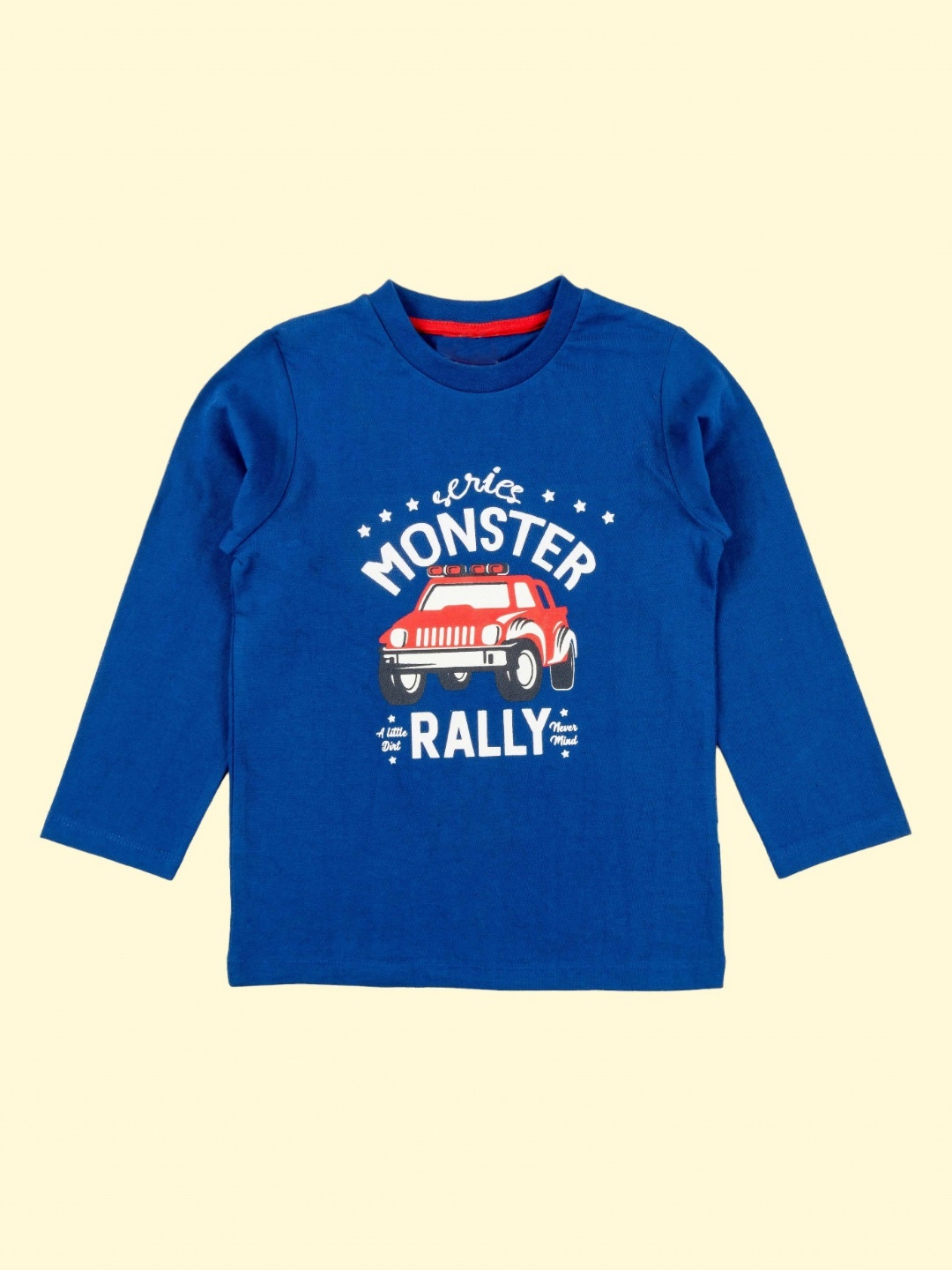 

BAESD Boys Printed Applique T-shirt, Blue