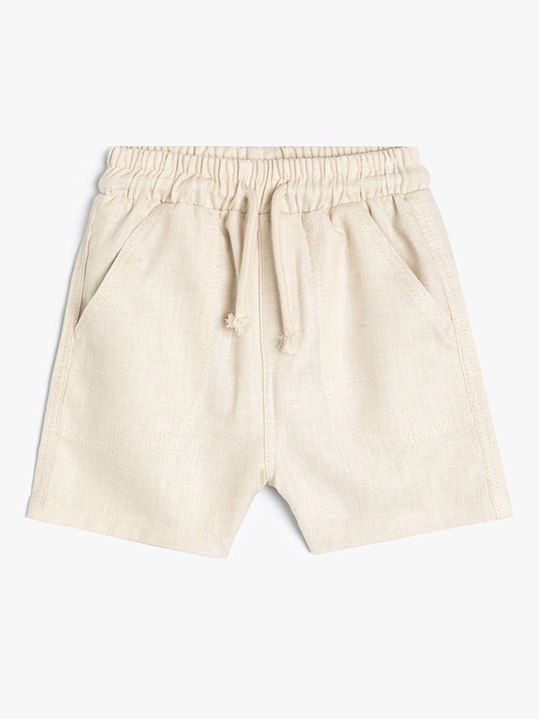 

Koton Boys Linen Shorts, Beige