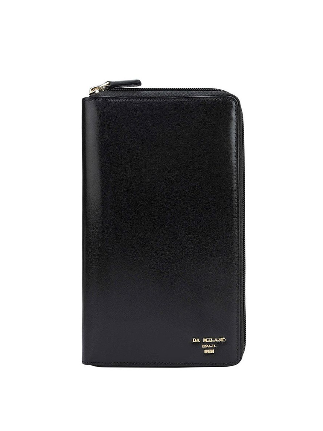 

Da Milano Textured Passport Cover Travel Accessory, Black