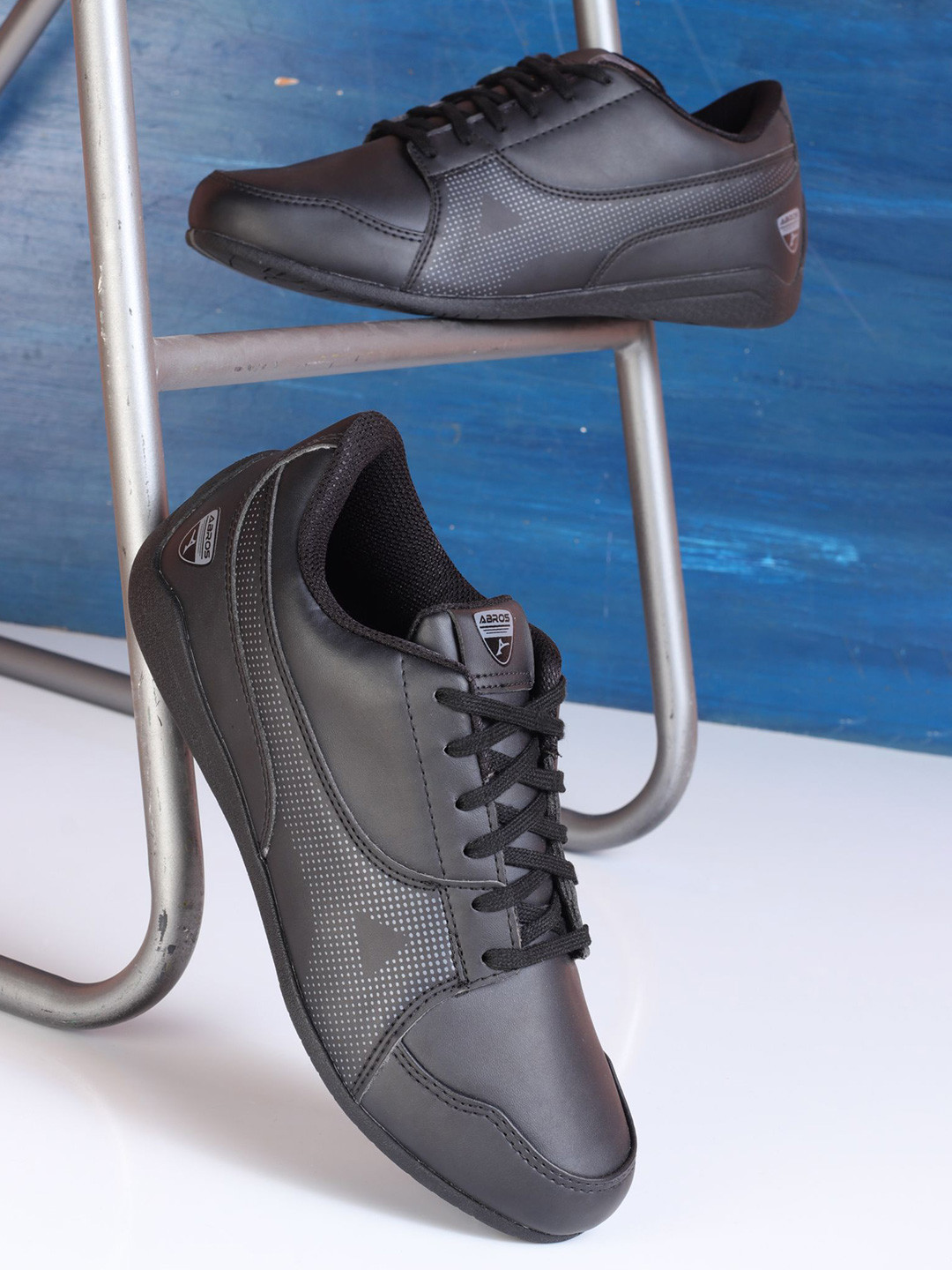 

ABROS Men NINJA Lace-Ups Walking Shoes, Black